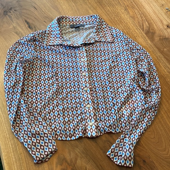 Primark ladies button down polyester blouse - Picture 3 of 7